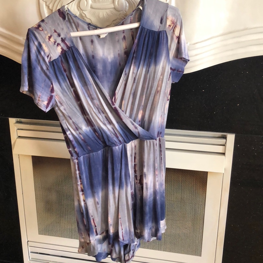 blue romper